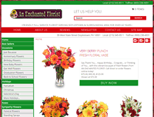 Tablet Screenshot of anenchantedflorist.com